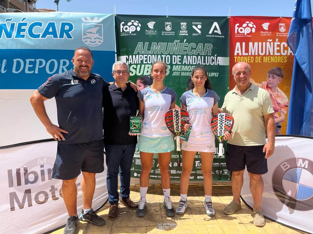 El Campeonato de Andalucía de Pádel Sub23 deja como campeones a las duplas formadas por Laura Luján y Elena de La Rosa y Curro Cabeza y Juan Zamora  
